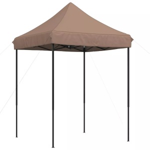 vidaXL, vidaXL Partyzelt Faltbar Pop-Up Braun 200x200x306 cm, vidaXL Partyzelt Faltbar Pop-Up Braun 200x200x306 cm
