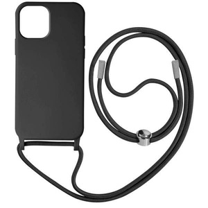 Avizar, Apple iPhone 12 Pro Max - Polycarbonat Schutzhülle, Avizar - Kettenhülle iPhone 12 Pro Max Schwarz, Schwarz