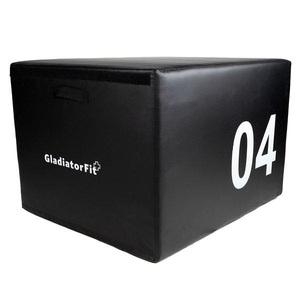 Gladiatorfit, Plyobox Stapelbare Sprungbox Aus Schaumstoff | Mehrere Größen Unisex Multicolor 60 cm, 