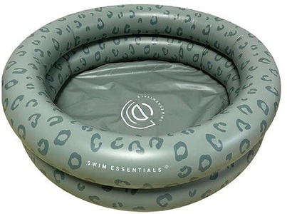 SWIM ESSENTIALS, Swim Essentials Aufblasbarer Pool Green Leopard 60 cm, Swim Essentials - Baby Pool Green Leopard, One Size, Multicolor