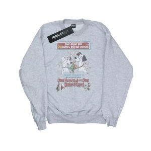 Disney, 101 Dalmatians Retro Poster Sweatshirt Herren Grau M, Disney - 101 Dalmatians Sweatshirt, für Herren, Grau, Größe M