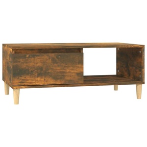 vidaXL, vidaXL Couchtisch Räuchereiche 90x50x36,5 cm Holzwerkstoff, vidaXL Couchtisch Räuchereiche 90x50x36,5 cm Holzwerkstoff
