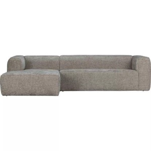 mutoni living, Ecksofa Bean links Strukturstoff Travertin, Ecksofa Bean links Strukturstoff Travertin 305x175