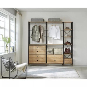 mutoni trend, Regal-Set mit Akazie-Dekor schwarz (9-tlg), Regal-Set mit Akazie-Dekor schwarz (9-tlg)