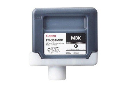 Canon, Original Tintenpatrone matt schwarz Canon PFI-301MB, CANON CANON PFI-301 MBK Druckerpatrone mattschwarz passend für: imagePROGRAF iPF8000;imagePROGRAF iPF8000S;imagePROGRAF iPF9000;imagePROGRAF iPF9000S