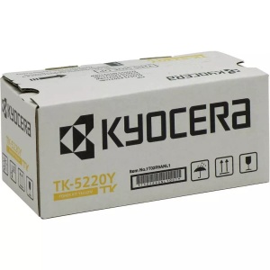 Kyocera, Original Tonerpatrone yellow Kyocera TK-5220Y, 1T02R90NL1, Toner gelb TK-5220Y