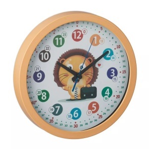 B2X, B2X - Wanduhr für Kinder ?Löwe?., 30cm, B2X - Wanduhr für Kinder ?Löwe?., 30cm