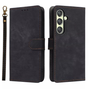 Cover-Discount, Cover-Discount - Galaxy S25 Ledertasche mit RFID Blocker, Schwarz