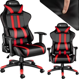 TecTake, Premium Racing Bürostuhl mit Streifen Premium Racing Bürostuhl mit Streifen, 
