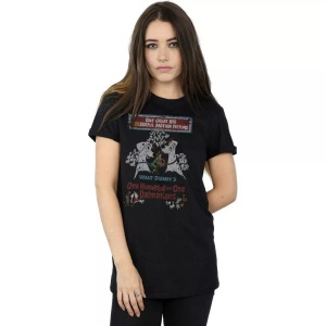 101 Dalmatians, Tshirt Damen Schwarz S, 101 Dalmatians - TShirt, für Damen, Schwarz, Größe S