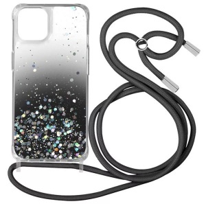 Avizar, Apple iPhone 12 Pro Max - Plexiglas Schutzhülle, Avizar - Kettenhülle iPhone 12 Pro Max Schwarz, Schwarz