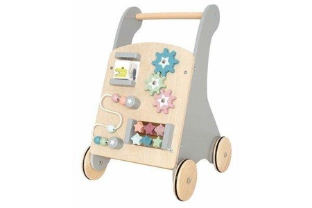 JaBaDaBaDo, JaBaDaBaDo Lauflernwagen ACTIVITY aus Holz, JABADABADO Laufhilfe W7176 33x29x47cm