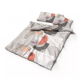 Lotus Bettwaren - Bettwäsche Bambus Emmilou, 240x240 cm, Multicolor