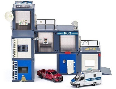 Siku, SIKU WORLD Polizeistation, Spielgebäude, WORLD Polizeistation, Modellfahrzeug