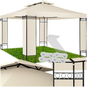 TecTake, Gartenpavillon Doppeldachsystem Gartenpavillon Doppeldachsystem, 