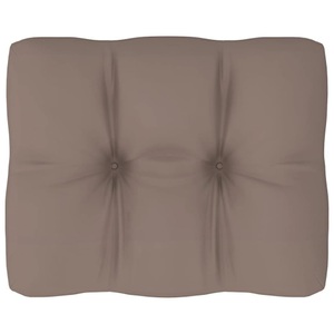 vidaXL, vidaXL Palettensofa-Kissen Taupe 50x40x12 cm, 