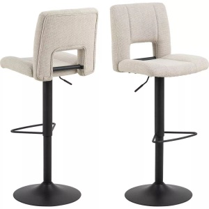 undefined, Barhocker SYLVIA samt beige