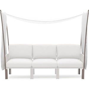 Nardi, Sonnenschutz für Gartenlounge Komodo Ombra 3 weiss braun 235, Sonnenschutz für Gartenlounge Komodo Ombra 3 weiss braun 235