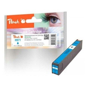 Peach, Peach Tintenpatrone cyan kompatibel zu HP No. 971, CN622AE, Peach HP 971 c Druckerpatrone cy ersetzt HP No. 971 c, CN622A für z.B. HP OfficeJet Pro X 476 dw, HP OfficeJet Pro X 450, HP OfficeJet Pro X 451 dn