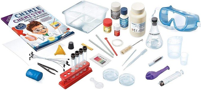 Buki, Buki Experimentierkasten Chemistry 150, BUKI Kinder Chemiekasten, 150 Experimente blau