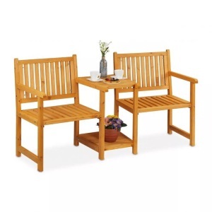 B2X, B2X - Gartenbank mit Tisch, 150 x 54 cm, B2X - Gartenbank mit Tisch, 150 x 54 cm