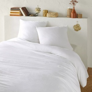 LA REDOUTE INTERIEURS, La Redoute Intérieurs - Bettwäsche-Set, 260X240CM, Weiss, La Redoute Intérieurs - Bettwäsche-Set, 260X240CM, Weiss