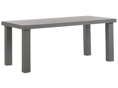 Beliani, Beliani TARANTO Tisch, Beliani - Gartentisch aus Faserzement Industriell TARANTO, One Size, Taubengrau