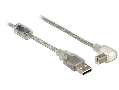 Delock, DeLock USB 2.0-Kabel USB A - USB B 0.5, Delock USB 2.0-Kabel 90°gewinkelt USB A - USB B 0.5 m