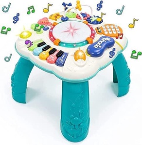 Activity-board, Spieltisch 6 in 1 Kinderspielzeug Activity Center Baby Musikspielzeug Multicolor