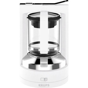 Krups, Krups KM468210 Kaffeemaschine Weiß Fassungsvermögen Tassen=12 mit Druckbrühsystem, Krups KM468210 Kaffeemaschine Weiß Fassungsvermögen Tassen=12 mit Druckbrühsystem