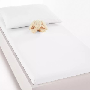 LA REDOUTE INTERIEURS, Fixleintuch Scenario für Babybetten Fixleintuch Scenario für Babybetten, La Redoute Intérieurs - Baby-Fixleintuch Scenario, 60 x 120 cm, Weiss