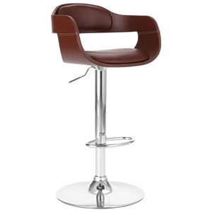 vidaXL, vidaXL Barhocker Braun Kunstleder, vidaXL Barhocker Braun Kunstleder