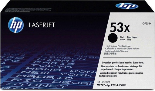 Hp, HP 53X Schwarz Original LaserJet Tonerkartusche mit hoher Reichweite, Hewlett Packard Toner, schwarz, No.53X, Q7553X, (7'000 Seiten)