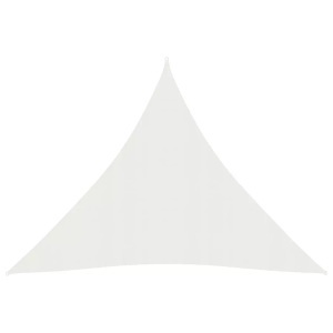 vidaXL, vidaXL Sonnensegel 160 g/m² Weiß 3x3x3 m HDPE, vidaXL Sonnensegel 160 g/m² Weiß 3x3x3 m HDPE