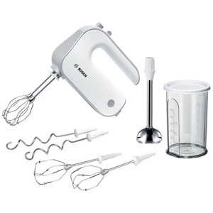 Bosch, Styline MFQ4075DE, Handmixer, Handrührer 550 Watt Edelst.-Mixfuss, 4 Besen StiWa Styline Handrührer 550 Watt Edelst.-Mixfuss, 4 Besen StiWa Styline