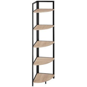 TecTake, Eckregal Castlebar 30x30x150cm Eckregal Castlebar 30x30x150cm, 