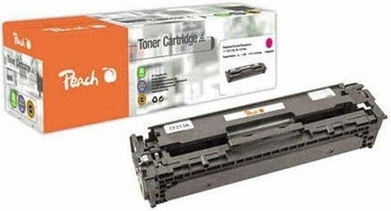 Peach, Peach Tonermodul magenta, kompatibel zu HP CF213A, HP131A, Peach HP 131 AM Toner ma ersetzt HP No. 131A M, CF213A für z.B. HP LaserJet Pro 200 color M 276 nw, HP LaserJet Pro 200 color M 251 n