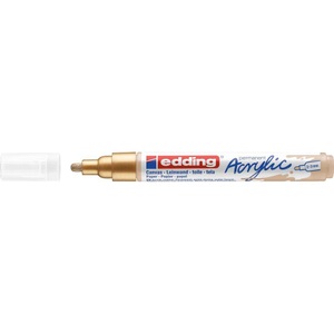 edding, EDDING Acrylmarker 5100 2-3mm 5100-924 reichgold sdm, Edding Acrylmarker 5100, 2-3mm, reichgold sdm, 5100-924