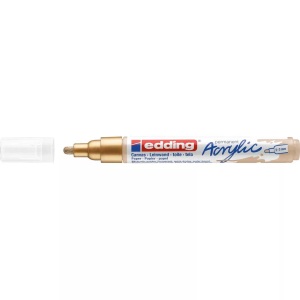edding, EDDING Acrylmarker 5100 2-3mm 5100-924 reichgold sdm, Edding Acrylmarker 5100, 2-3mm, reichgold sdm, 5100-924