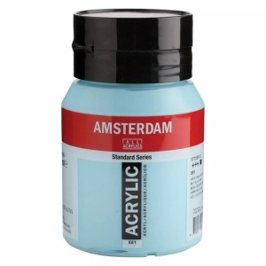 Amsterdam, Amsterdam Acrylfarbe Standard, Talens Acrylfarbe Amsterdam, himmelblau, 17725512, (500ml)