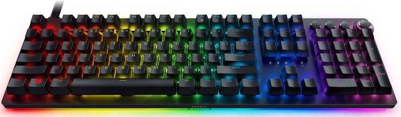 undefined, Razer Huntsman V2 Tastatur USB Schwarz, Razer Gaming Tastatur Huntsman V2 Purple Switch