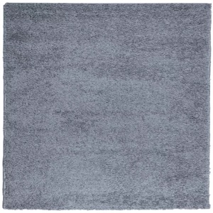 vidaXL, vidaXL Teppich Shaggy Hochflor Modern Blau 200x200 cm