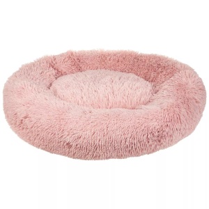 Beliani, Beliani KULU, ø 80 cm Tierbett, Beliani - Tierbett aus Webpelz Klassisch KULU, 80cm, Pink