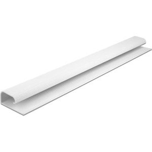 Delock, 20884 Kabel-Organizer Tisch/Bank Kabelkanal Weiß 2 Stück(e), Delock Kabelkanal für Untertischmontage 0.4 m x 57 mm Weiss 2 Stück