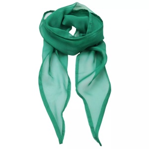 Premier, Chiffon Halstuch Damen Smaragdgrün ONE SIZE, PREMIER - Chiffon Halstuch, für Damen, Smaragdgrün, One Size