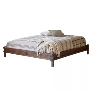 Tikamoon, Bett aus massivem Mangoholz 160x200 cm Arko Bett aus massivem Mangoholz 160x200 cm Arko, Tikamoon - Bett aus massivem Mangoholz 160x200 cm Arko, 180x200 cm, Braun
