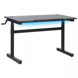 Beliani, Beliani - Gaming-Tisch aus MDF-Platte Modern DURBIN, One Size, Schwarz