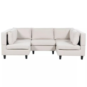 Beliani, Modulsofa aus Polyester Modern UNSTAD Modulsofa aus Polyester Modern UNSTAD, 