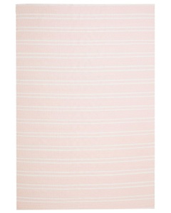 Beliani, Beliani Outdoor Teppich rosa 140 x 200 cm zweiseitig AKYAR, Beliani - Teppich aus PVC Modern AKYAR, 200 cm, Puderrosa