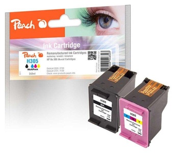 Peach, Peach Spar Pack Druckköpfe kompatibel zu HP No. 305, 3YM61AE, 3YM60AE, Peach HP 305 2 Druckköpfe (bk, col) ersetzt HP No. 305, 3YM61AE, 3YM60AE für z.B. HP DeskJet 2720, HP DeskJet 2710, HP Envy 6010, HP DeskJet Plus 4100